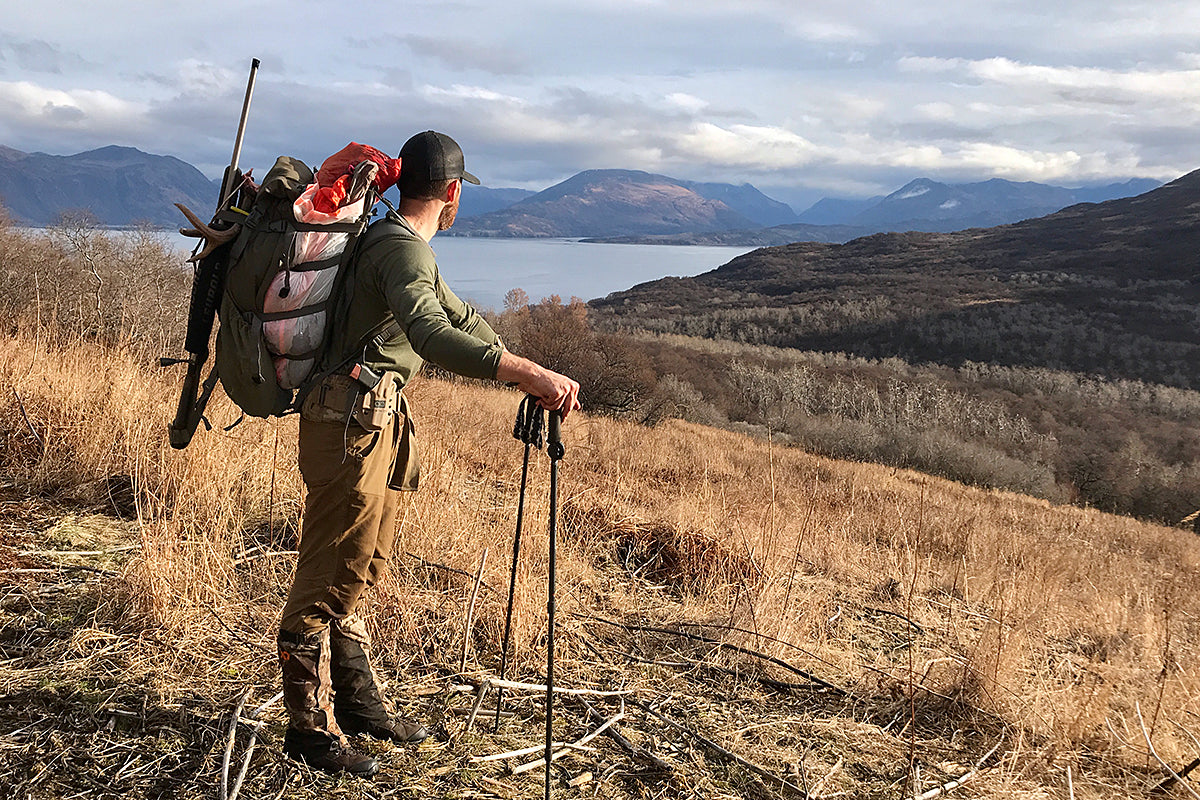 Rifle on Exo Mtn Gear Pack