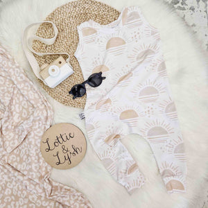 sun print baby and toddler romper