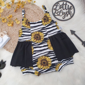 Sunflowers Ballerina Romper