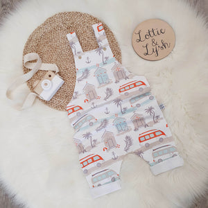 Kids beach themed romper by bayridgecaskandkeg