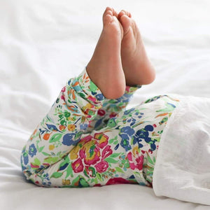 Floral baby and toddler leggings