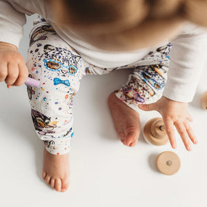 animal print baby leggings by lottie and lysh