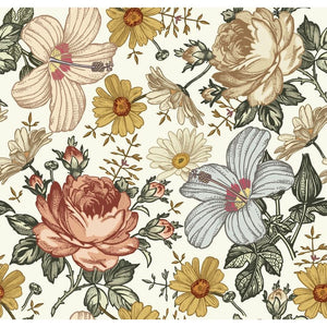 floral print jersey fabric by bayridgecaskandkeg