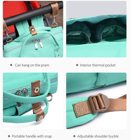 KAT-TY Cartoon Diaper Bag - Interior Thermal Pockets