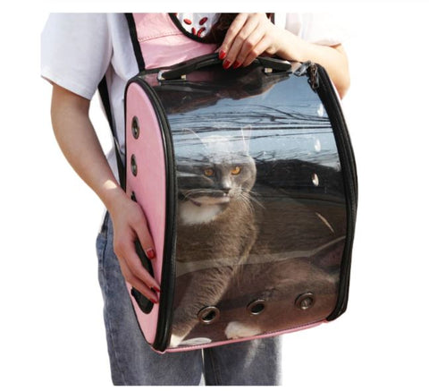TSB Transparent Cat Backpack - Large Capacity