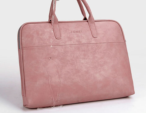 Women's Laptop Shoulder Bag - Waterproof Design