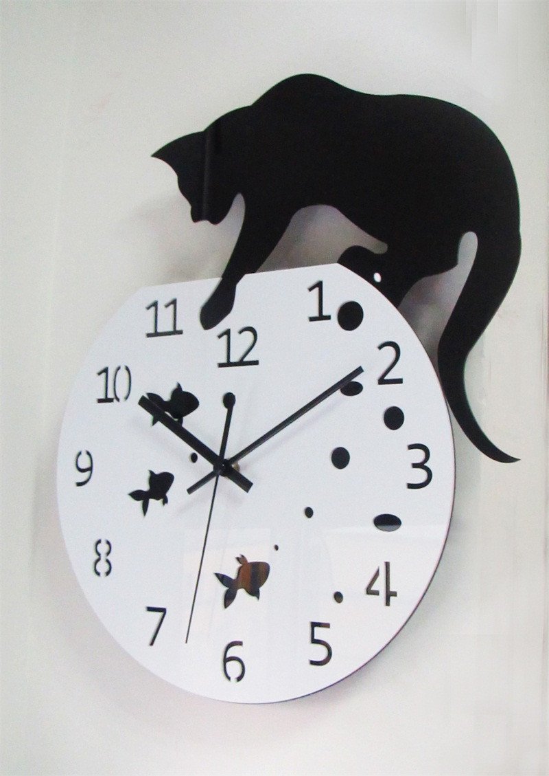 Black Panther Room Decor Wall Clock