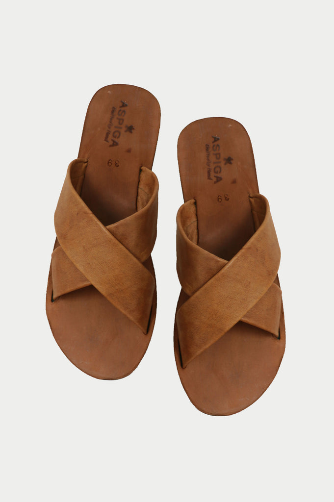 cross strap flip flops