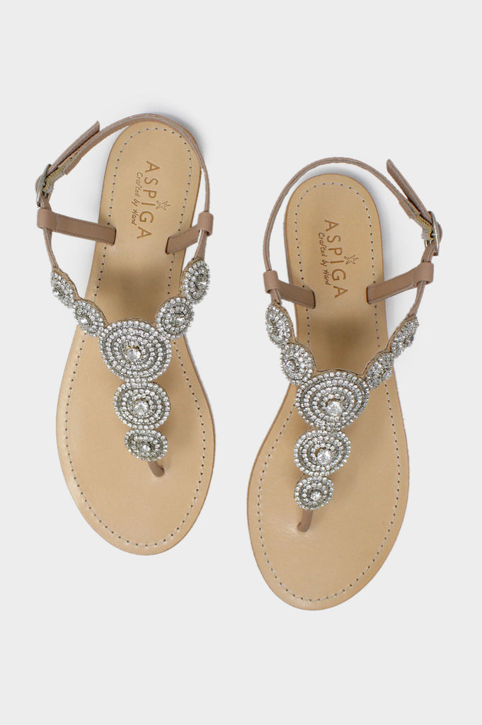 Wedding Sandals | Silver | Aspiga