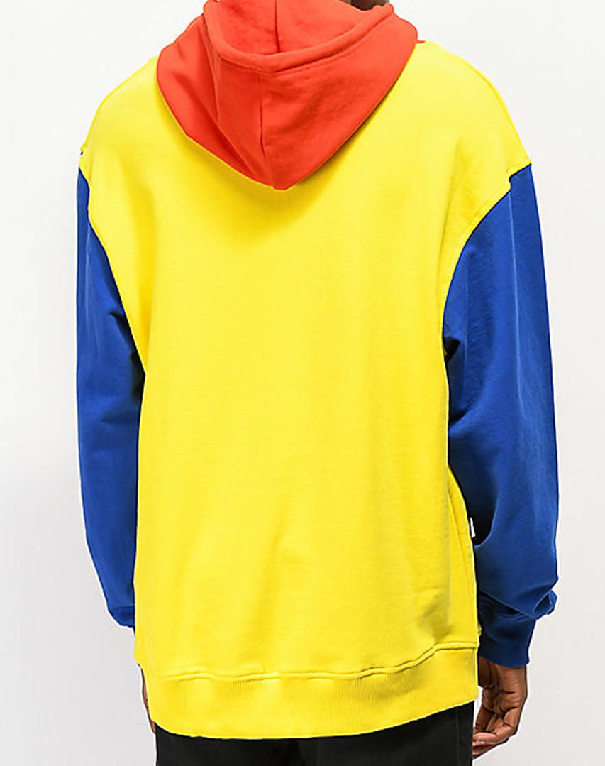 odd future color block hoodie