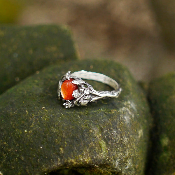 Sterling Silver Sunstone Ring \