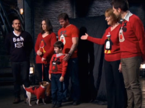 Dragons Den Christmas Jumpers BBC2