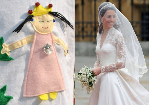 Woolly Babs Royal Wedding Kate comparison