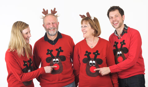 Woolly Babs Christmas Jumpers Hersey Family