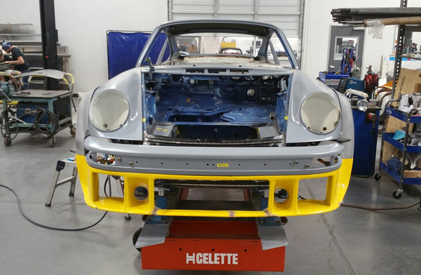 Porsche 934 restoration front bumper