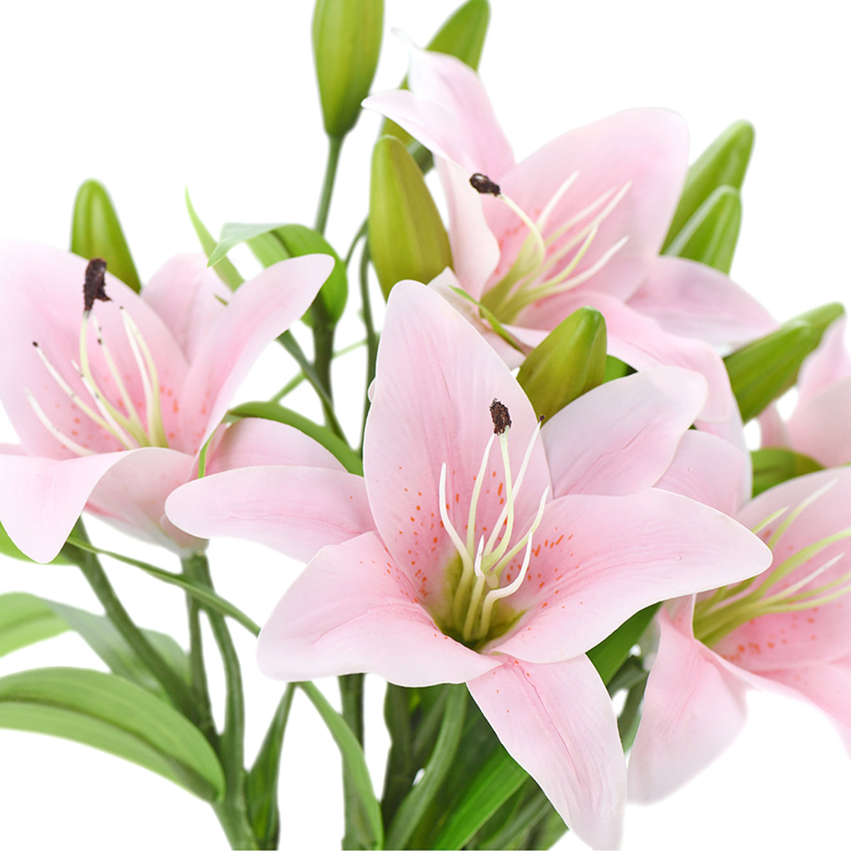 pink artificial flowers