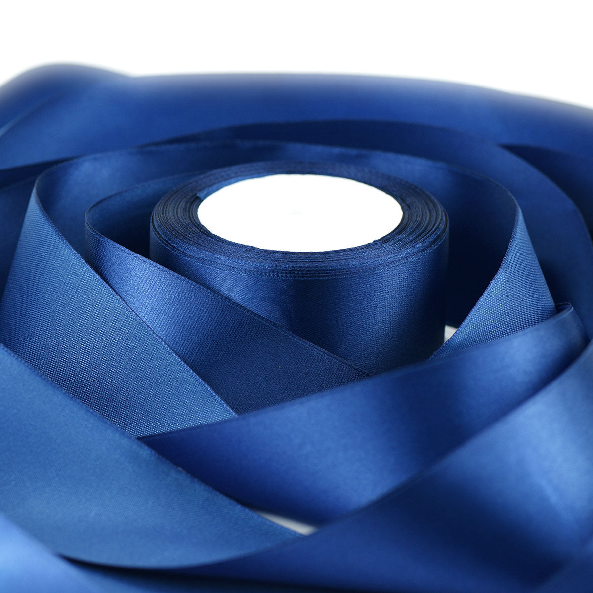 dark blue satin ribbon