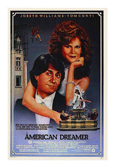 Curio & Co. watches classic 80's film American Dreamer. Movie Poster. Curio and Co. www.curioandco.com
