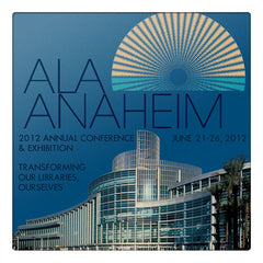 Curio & Co. attend the American Library Association Annual Conference in Anaheim. Photo of Anaheim Convention Center, with ALA logo. Curio and Co. www.curioandco.com
