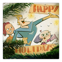 Curio& Co. shares a vintage animation Christmas card. Curio and co. www.curioandco.com