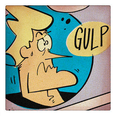 Curio and Co. looks at how Spaceman Jax might be handled by a studio today. Comic panel from classic 1960s animated TV show Spaceman Jax and the Galactic Adventures as he appeared in the pages of Ringer Comics. Image from Curio & Co. www.curioandco.com.