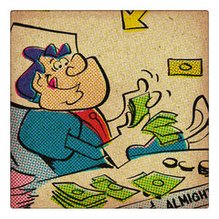 Curio & Co. looks at how a classic 1960s animated TV show like Spaceman Jax tackled social and environmental issues that we still deal with today. Image from Spaceman Jax comic, Through the Mantagon Minefield, image by Curio and Co. www.curioandco.com