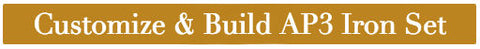 Customize & Build Your Titleist 718 AP3 Iron Set