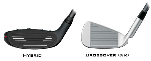 PING G410 Hybrid vs. PING G410 Crossover (XR) - Clubface View - Review