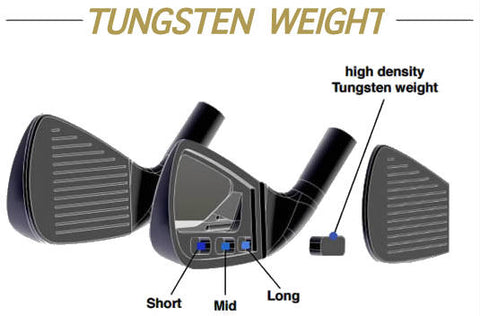 VEGA MIZAR Iron - Tungsten Progressive Weighting