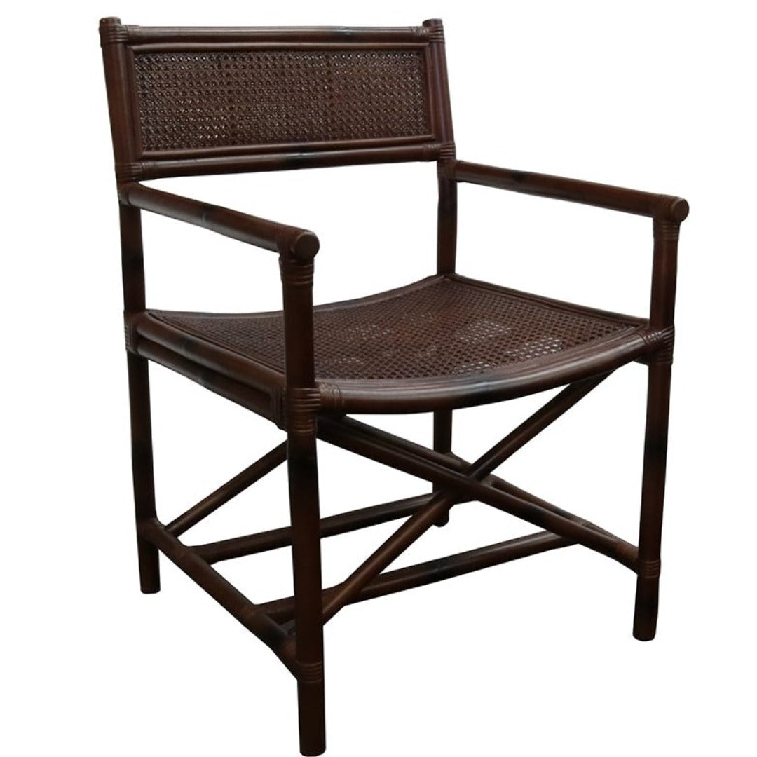 rattan directors chair