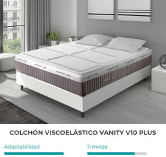 Colchón Viscoelástico Vanity V10 Plus