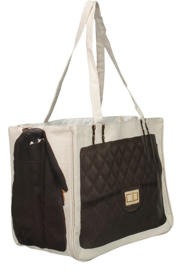 Diamonds Together Bag, Charcoal