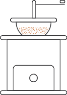 coffee grinder graphic 