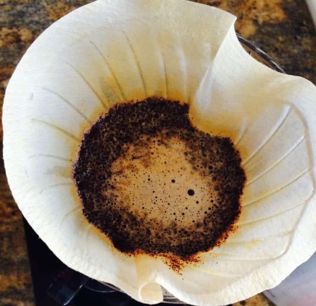 coffee brewing in v60