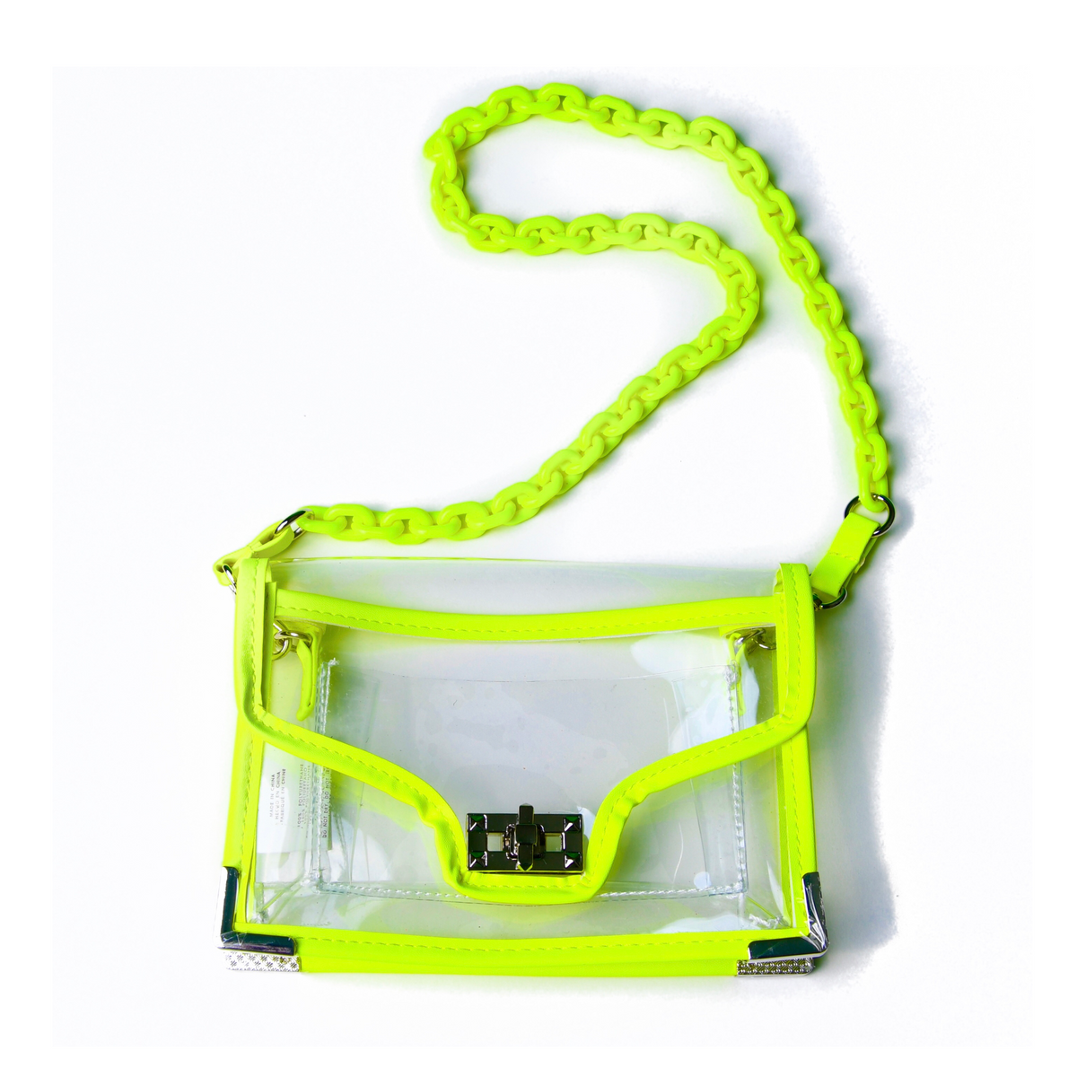 Neon Chic Chain Shoulder Purse – Wes Ja&#39;Maal Buster