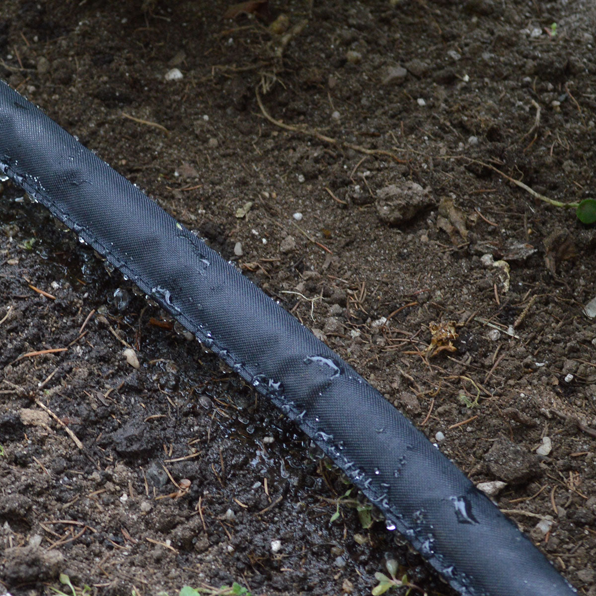 Ray Padula Flat Soaker Hose above ground or buried