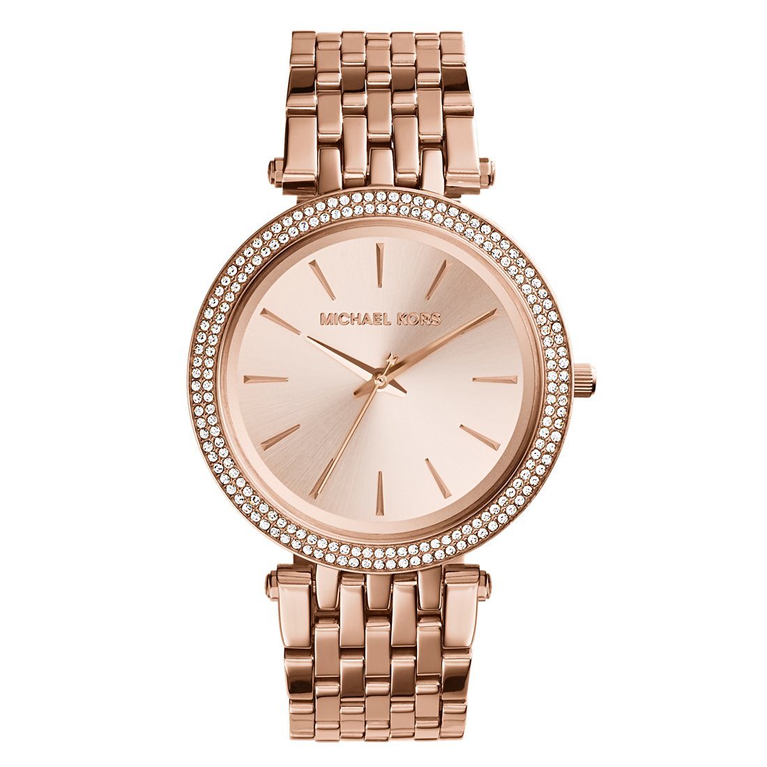 kors rose gold watch