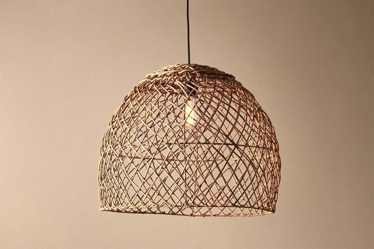 nkuku rattan lampshade