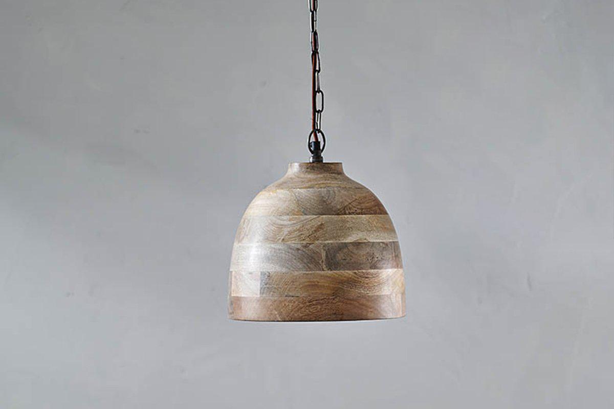 mango wood pendant light