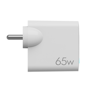 boAt WCD QCPD | High Power Quick Charger with Type C Cable, Auto Detect Dual Port, LED Indicator, QC 3.0 & GaN Chip Technology