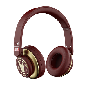 boAt Rockerz 450 Iron Man Marvel Edition | Bluetooth Headphones with 40mm Audio Drivers, 15H Playback, Voice Assistant, Dual Connectivity