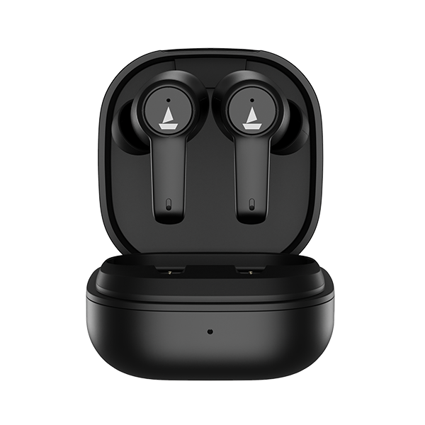 boAt Airdopes 411 ANC | Noise-Cancelling Earbuds with 10mm Drivers, ASAPTM Charge Technology, Up to 25dB ANC, ENx™ Technology, 17.5 Hours Playback