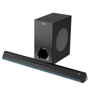 boAt Aavante Aura | Bluetooth Soundbar with 2.1 Channel, Wired Subwoofer, 160W RMS Sound, Bluetooth v5.3, AUX, USB, Optical