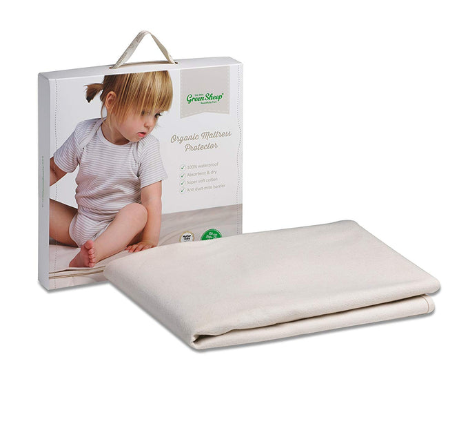 green sheep cot mattress