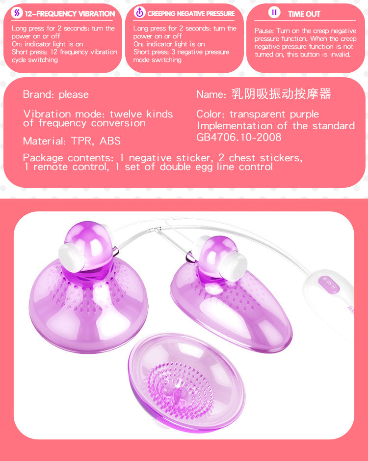 Breast vibrator