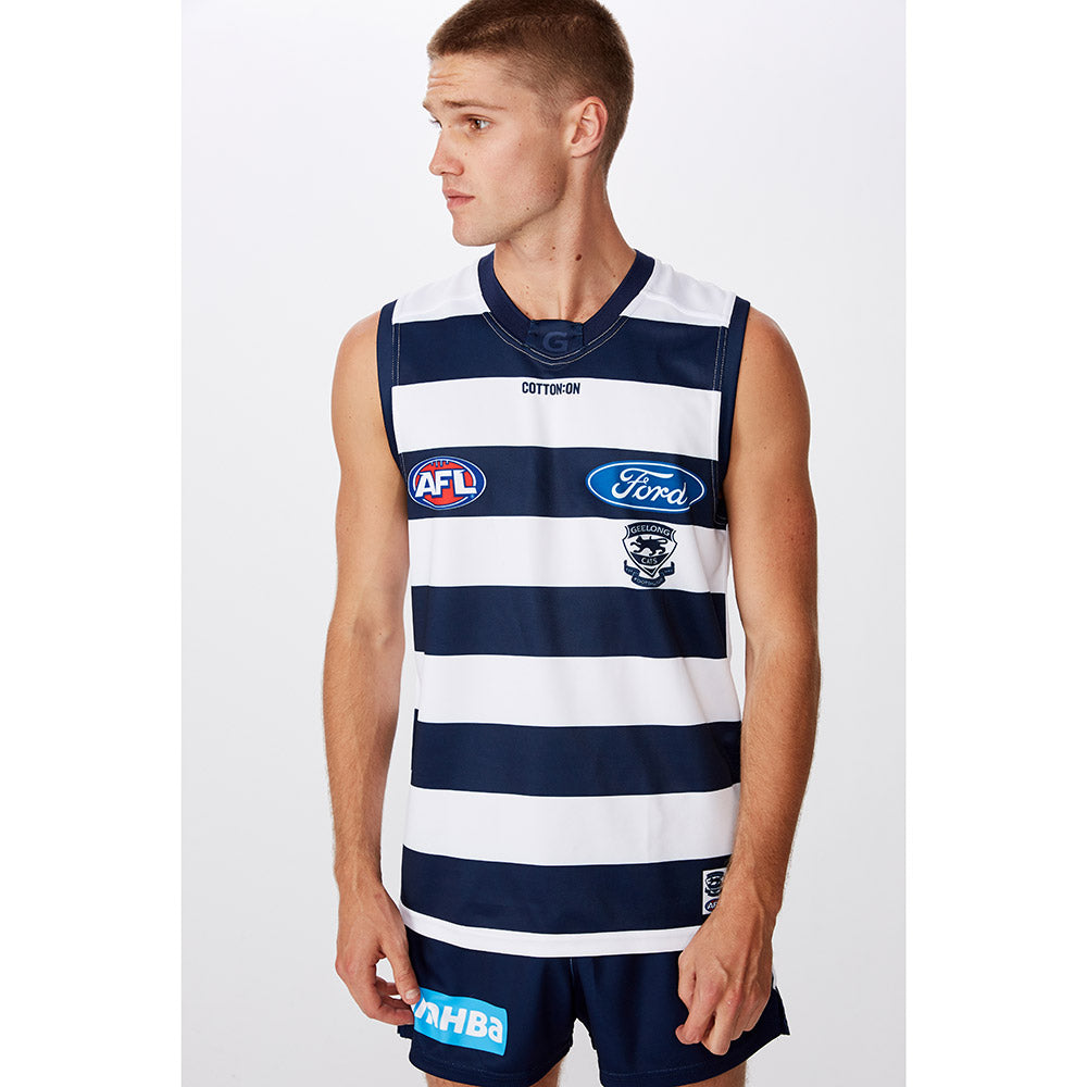Geelong Cats Official AFL Youth Training Guernsey Footy Jumper 
