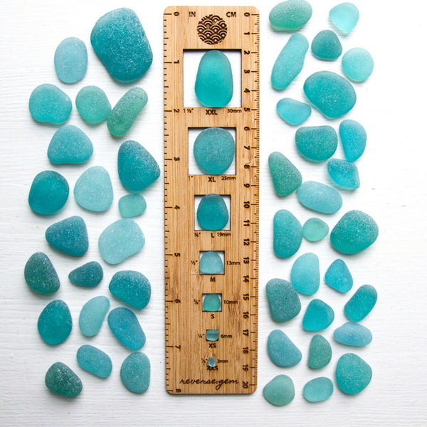 Aqua and teal seaglass jewleery