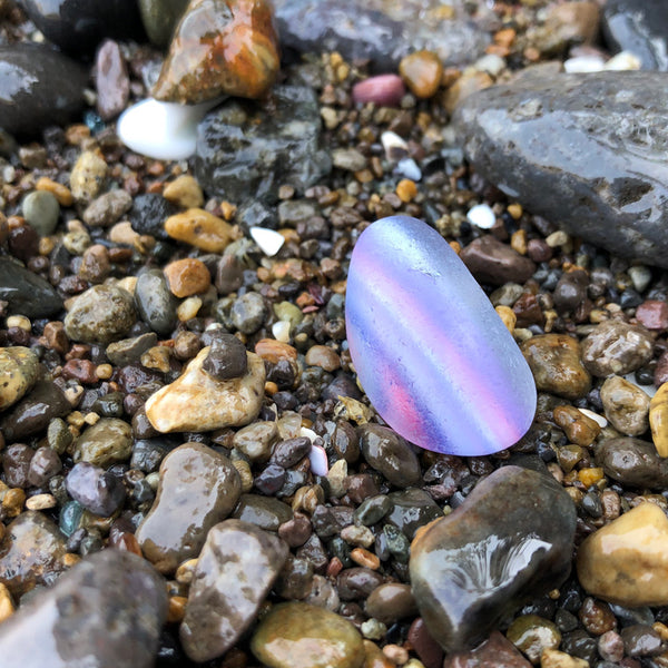 purple seaglass Christina Sawka