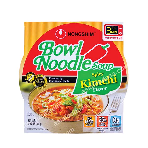 Nongshim Kimchi Noodle Bowl Asia Food Usa