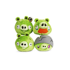 Assortment of Four Pig Plush Toys